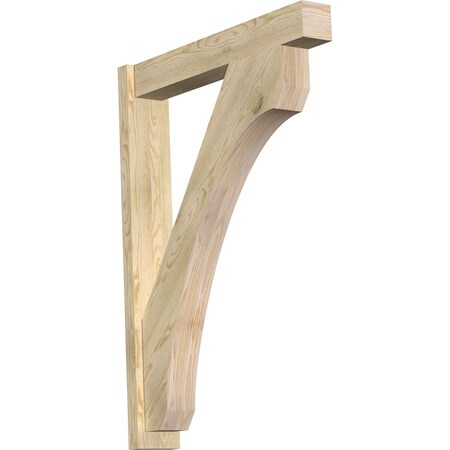 Ekena Millwork Legacy Block Rough Sawn Outlooker, Douglas Fir, 6"W x 34"D x 46"H OUT06X34X46LEC05RDF